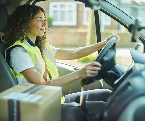 delivery van driver